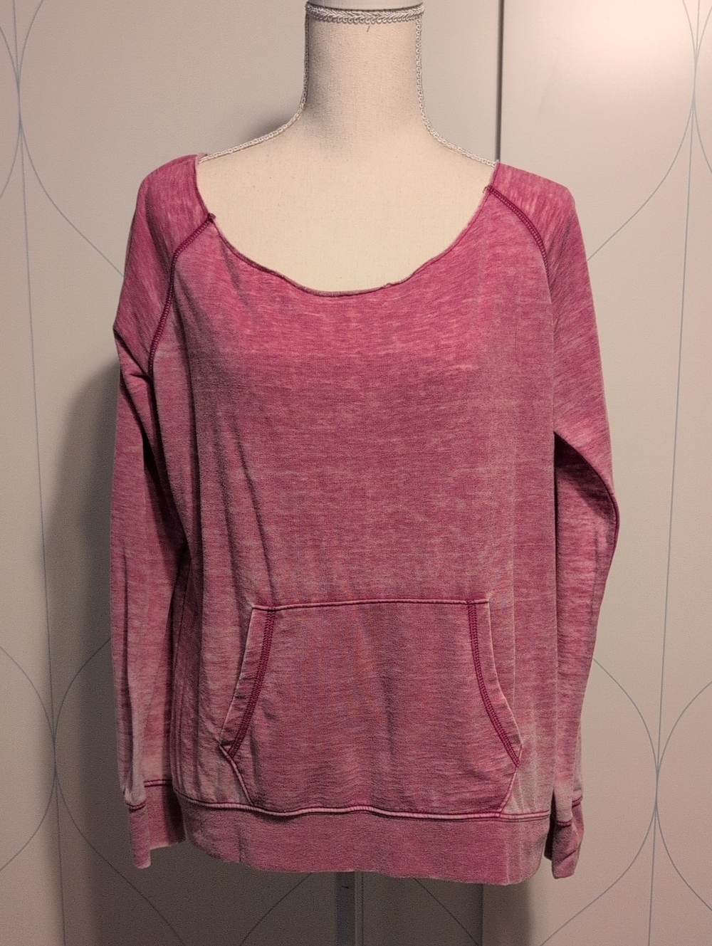4/$20 Mudd Lavender Scoop-Neck Pullover Hoodie